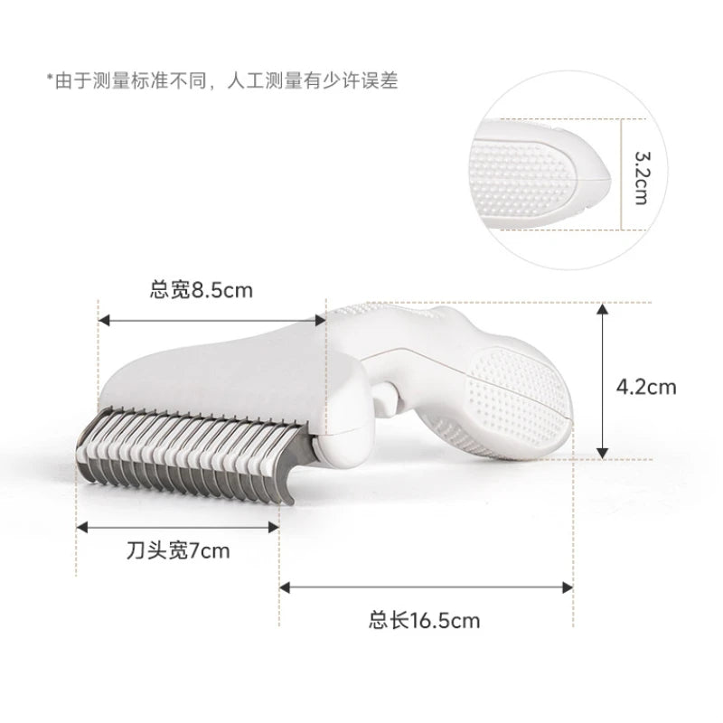 Self-Cleaning Pet Grooming Brush – One-Click Hair & Tangle Remover