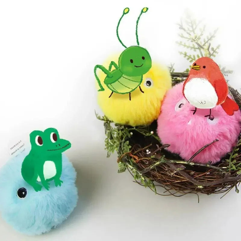 Interactive Cat Ball Toy – Chirping Bird & Cricket Sounds