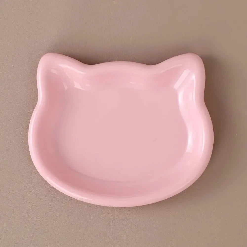 Cute Cat-Shaped Non-Slip Pet Food Bowl – Anti-Spill Feeding Dish