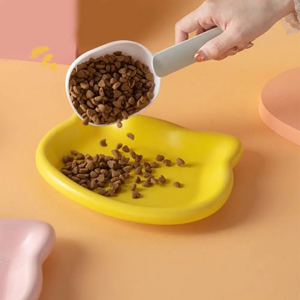 Cute Cat-Shaped Non-Slip Pet Food Bowl – Anti-Spill Feeding Dish
