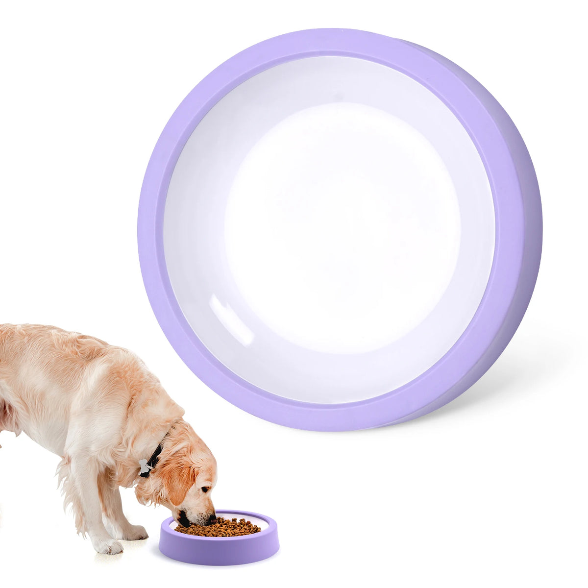 Slow Feeder Dog Bowl – Non-Slip Anti-Gulping Pet Food Bowl