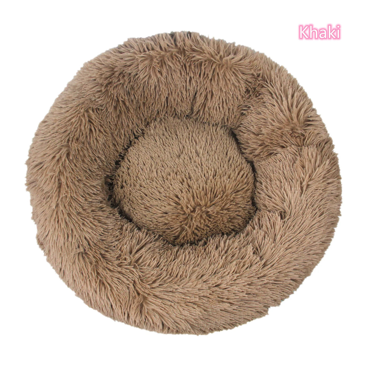 Cozy Donut Pet Bed – Ultra-Soft Plush Washable Bed for Cats & Dogs