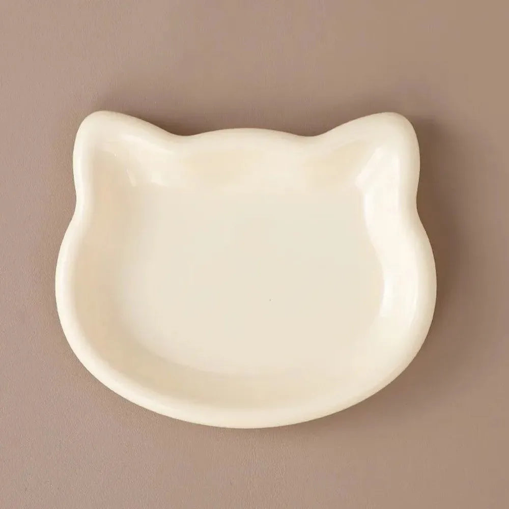 Cute Cat-Shaped Non-Slip Pet Food Bowl – Anti-Spill Feeding Dish