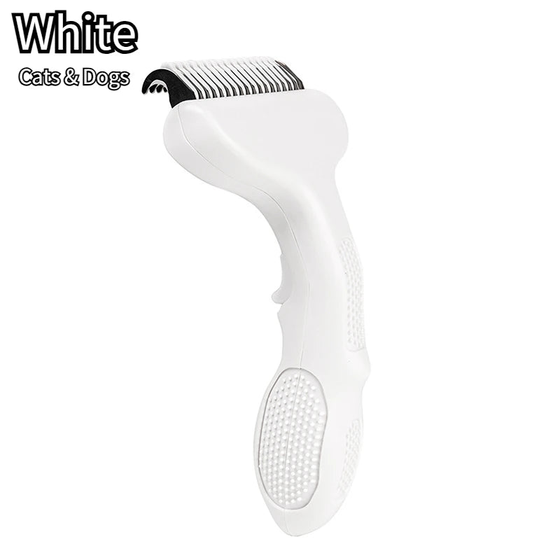 Self-Cleaning Pet Grooming Brush – One-Click Hair & Tangle Remover
